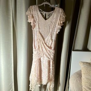 A  La Carte Brand/Vintage/Classic Women’s Party Dress/Size:M/Color:Light Pink